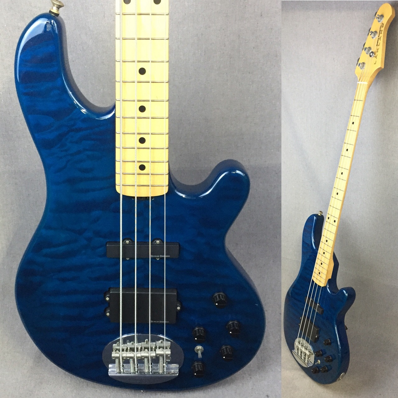 Lakland Skyline Series SK-4DX Blue Translucent 買取ました