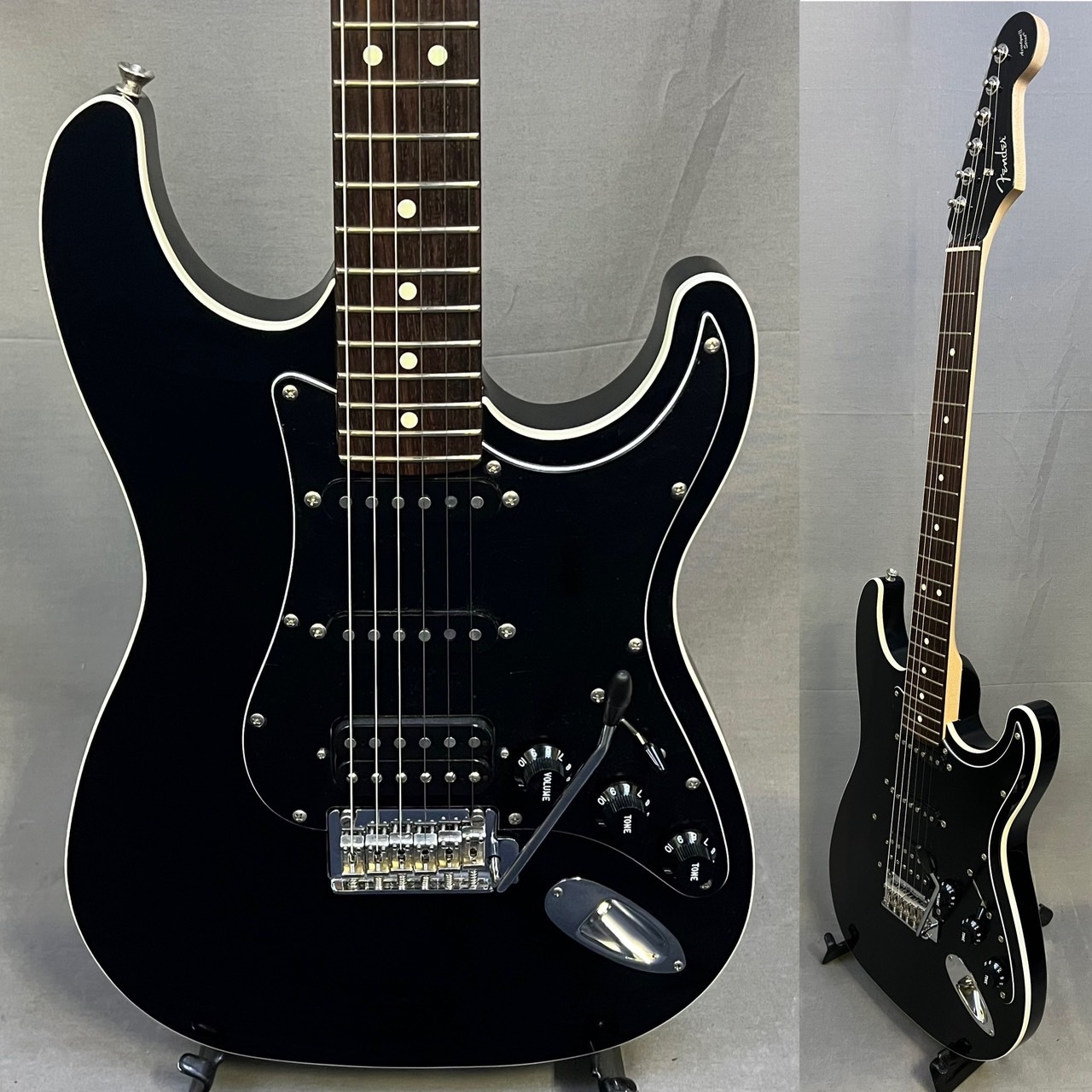 Fender ストラトキャスター ブラック エアロダイン ミディアムスケール