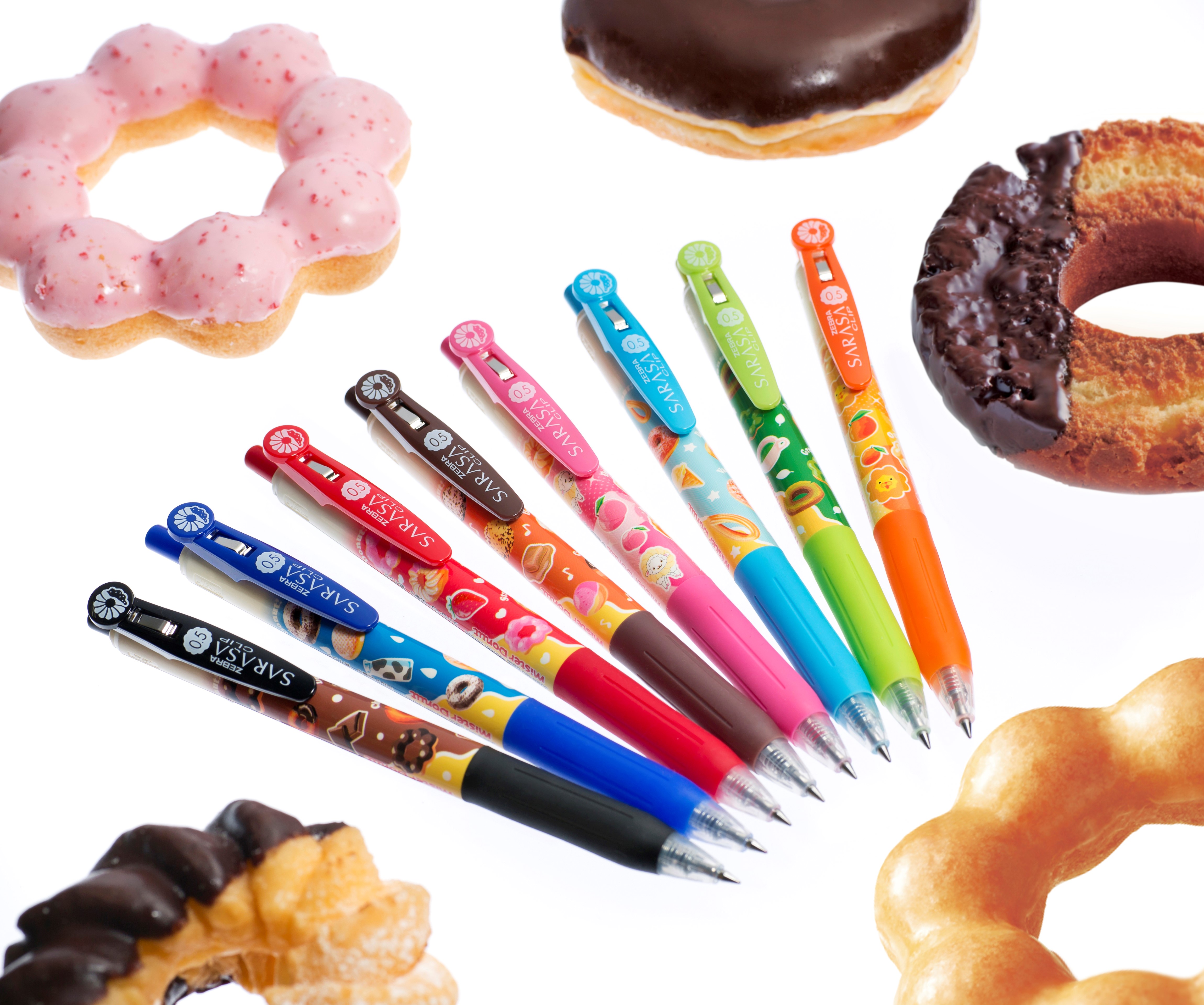 女子社員は手にするかも！？ 書いた線から甘い香り「ミスド×ゼブラ」の