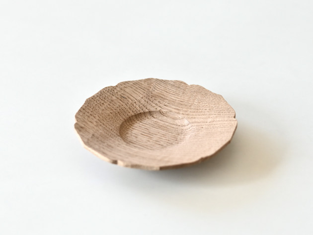 加藤良行 稜花リム銘々皿（クリ）