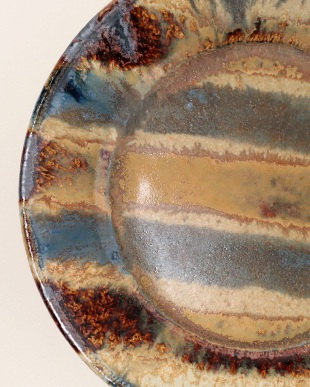 大沼道行 二彩リム皿（M）