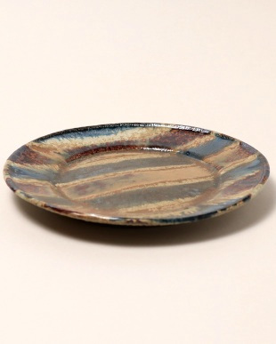 大沼道行 二彩リム皿（M）