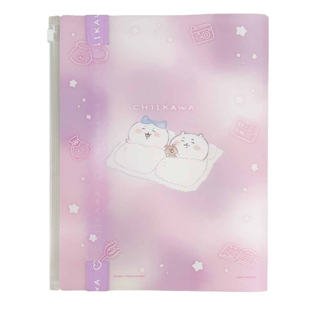 ちいかわ ロゴテープ付き6Pクリアファイル（ふわふわおやすみ） | ちい