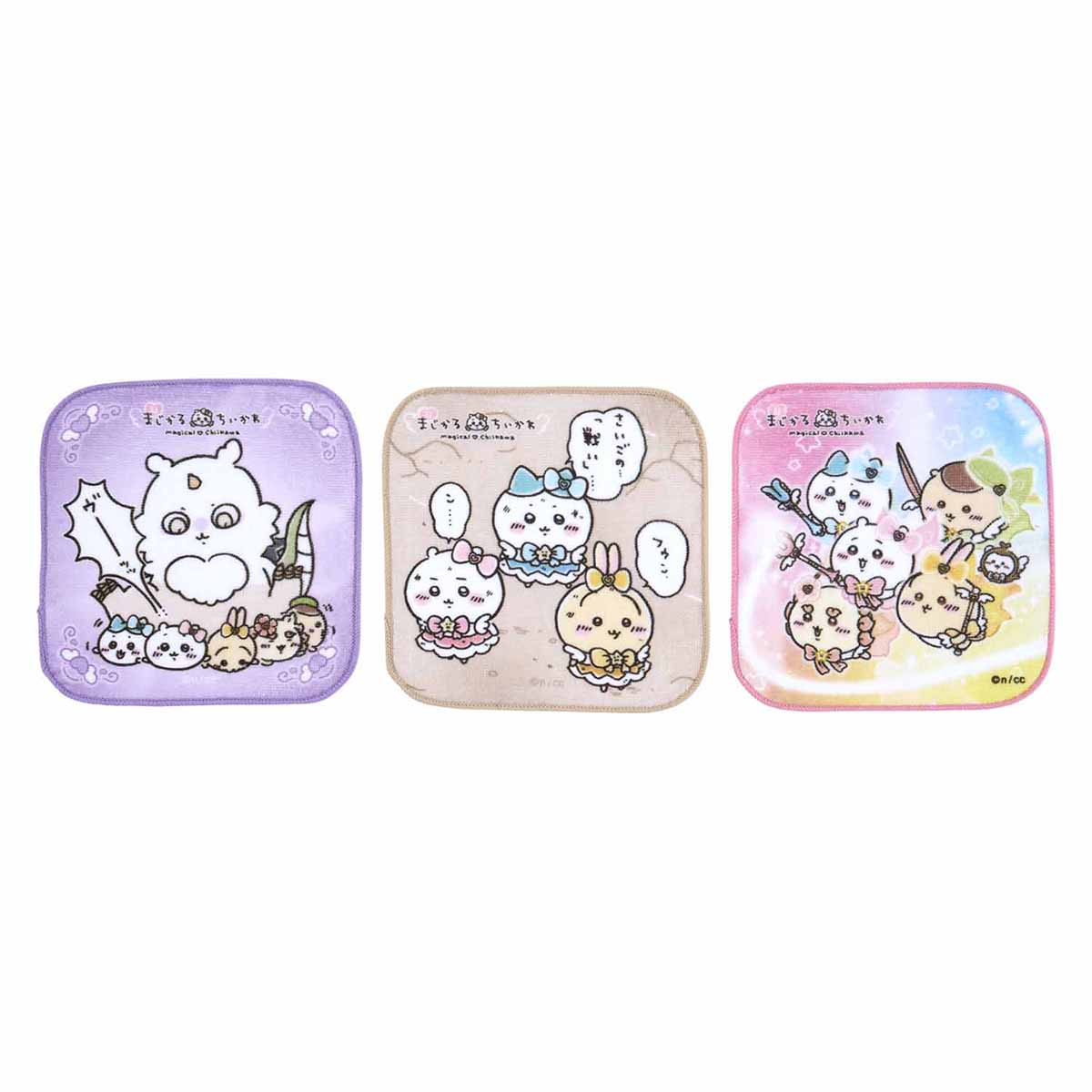 ちいかわ 超まじかるちいかわ スクエア3枚セットタオル | ちいかわ
