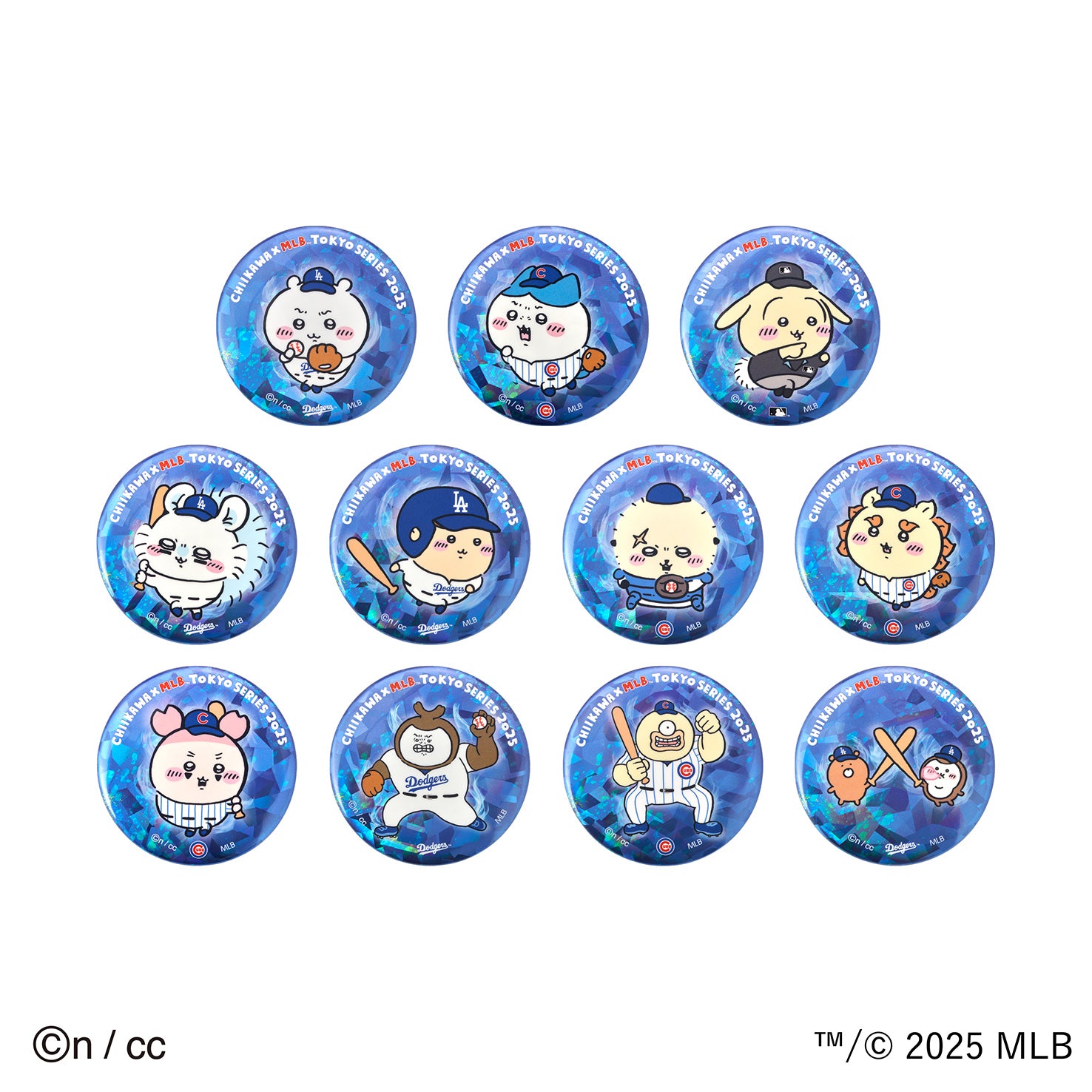 ちいかわ×MLB TOKYO SERIES ホログラムカンバッジ（全11種）1BOX 11個