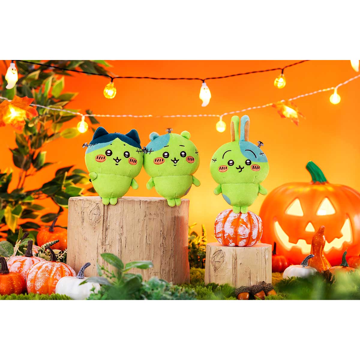 ちいかわ 仮装たのしい～！マスコット（ゾンビなちいかわ） | ちいかわ