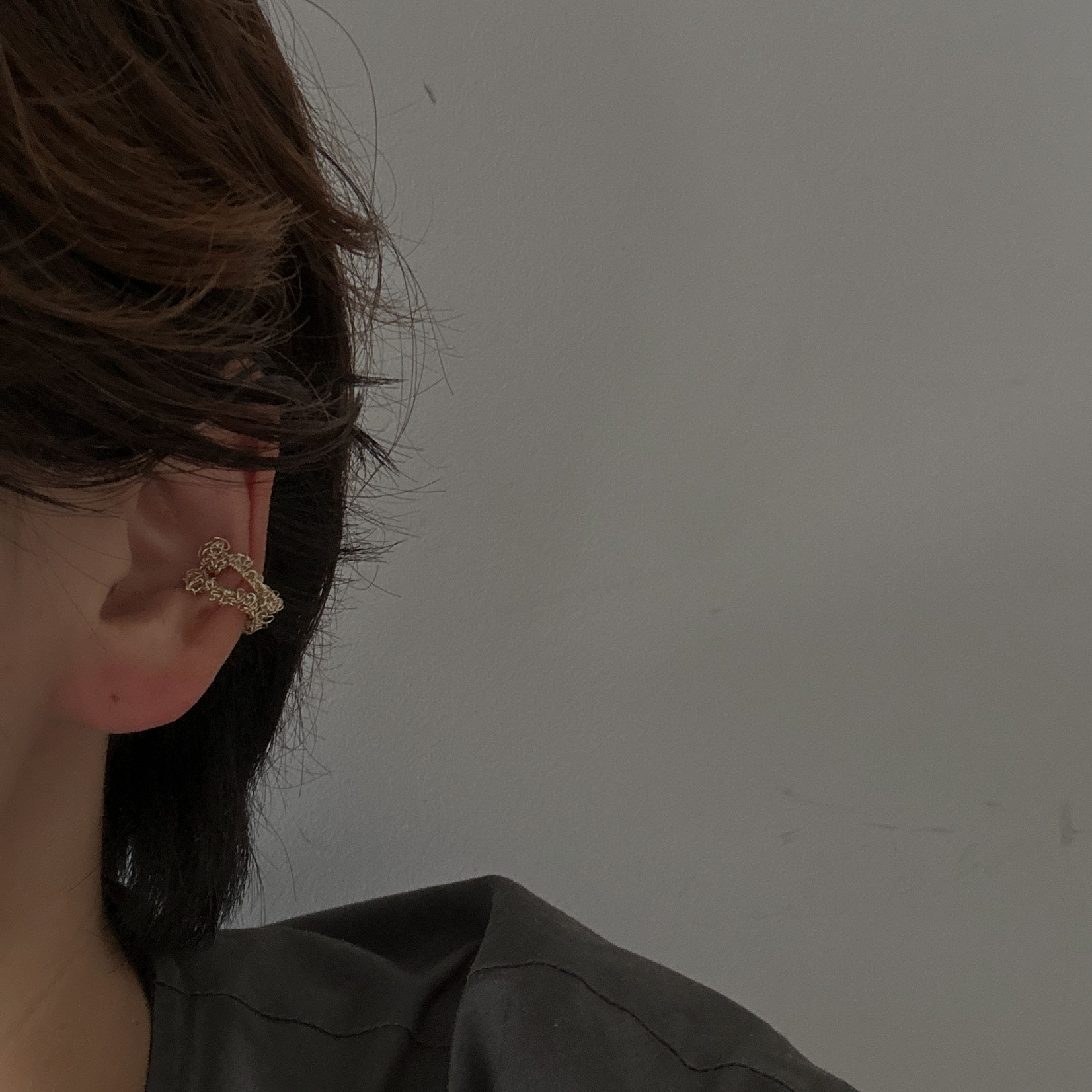 Moja Earrings/ピアス（ゴールド）Takahashi Naomi - Crochet with