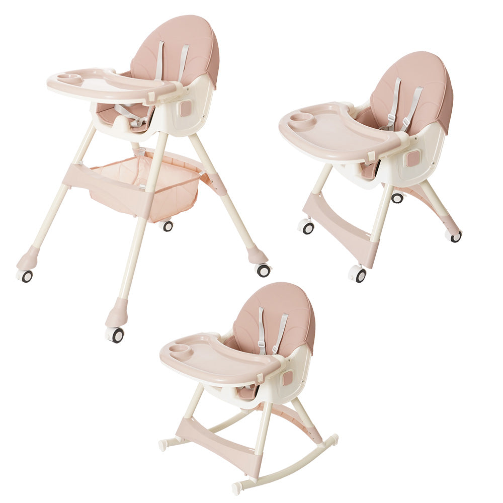 キャスター付き 3wayベビーチェア ベビーチェア ハイチェア ローチェア