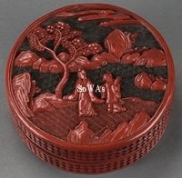 中国骨董品の堆朱（剔紅）の買取と鑑定・査定、オークション出品