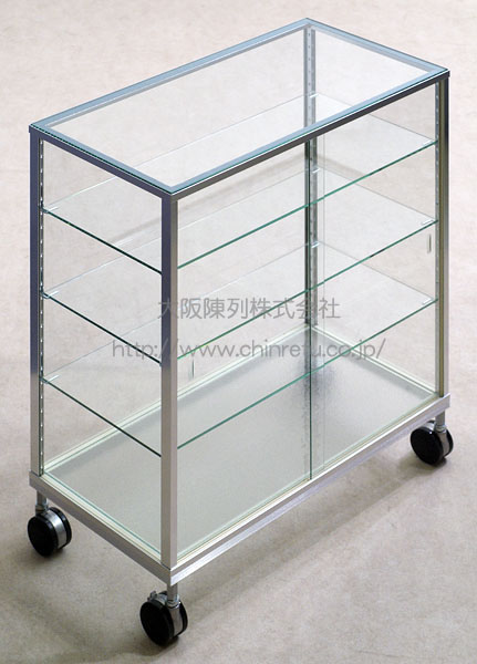 キャスター付き小型コレクションケース｜小型ショーケース