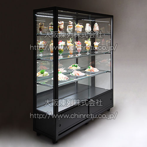 日本製高性能LED照明付き食品サンプルケース｜ショーケースと