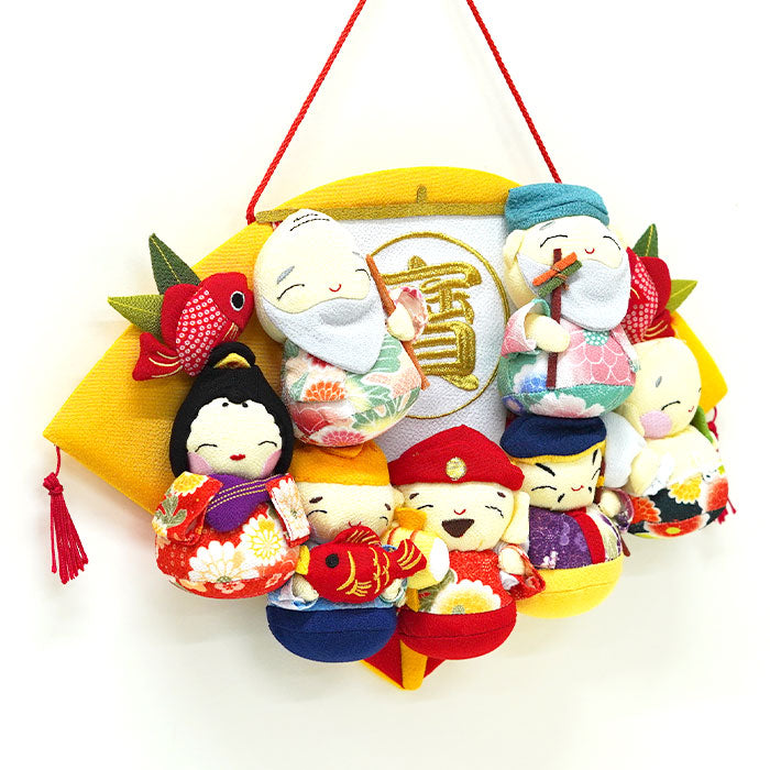 下げ飾り -扇子壁掛け飾り- 七福神シリーズ — ちりめん細工館 公式