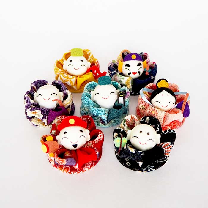 受注生産品】つまみ細工 -七福神/セット- — ちりめん細工館 公式
