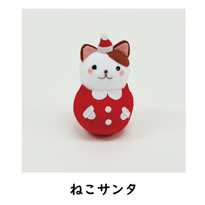 起き上がり小法師 -クリスマス 12種類- — ちりめん細工館 公式