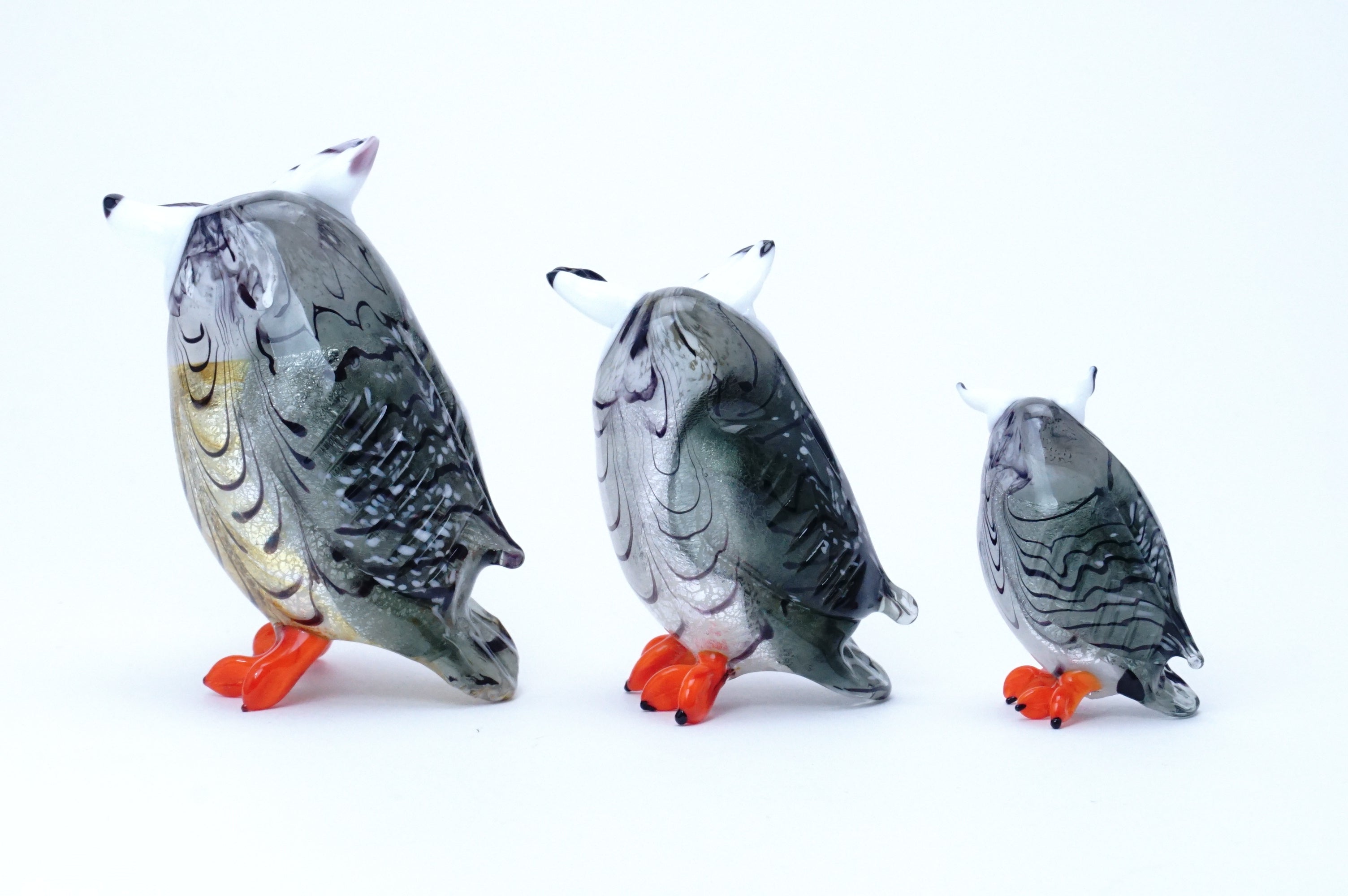 ムラーノガラス（ベネチアングラス）〈オブジェ／置物〉ふくろう（大