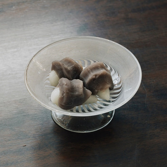 ムラーノガラス（ベネチアングラス）｜﻿高台付コンポート （小）「絹の