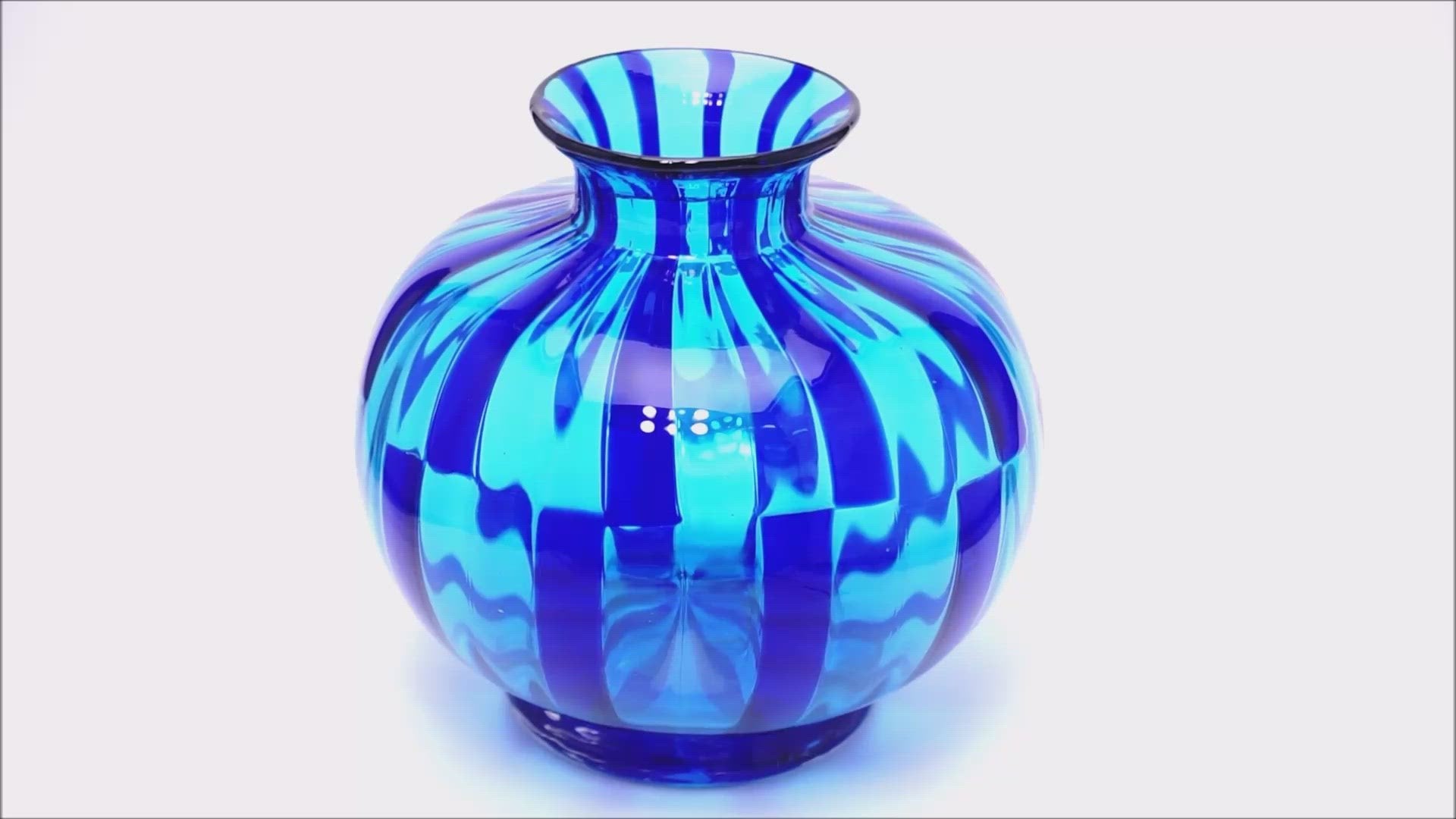 ムラーノガラス（ベネチアングラス）｜花瓶／花器「天空の鏡」 – chisa