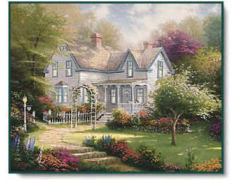 Thomas Kinkade - Home Is Where the Heart Is II - Christ-Centered Art