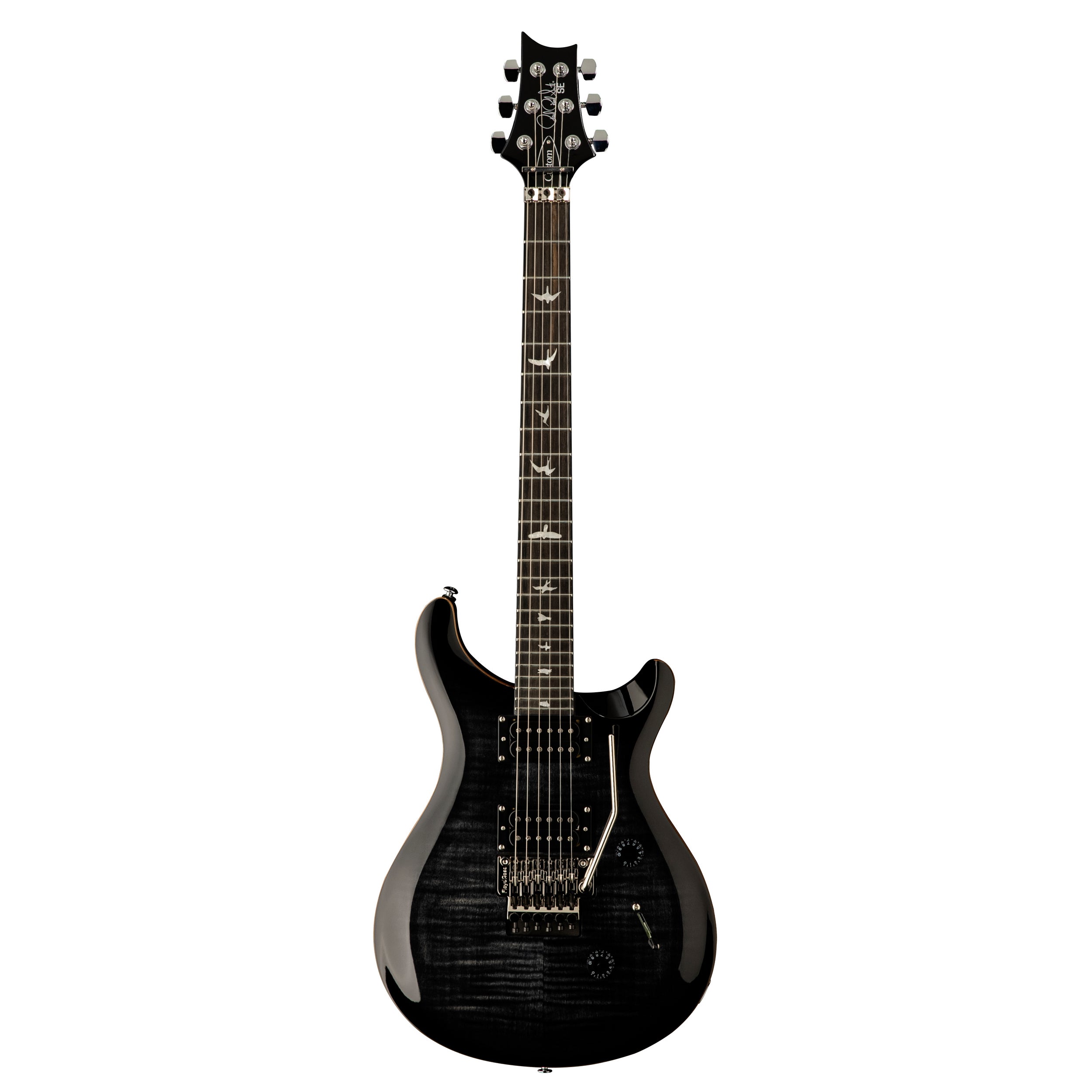 PRS SE Custom 24 Floyd Electric Guitar - Charcoal Burst – Chuck