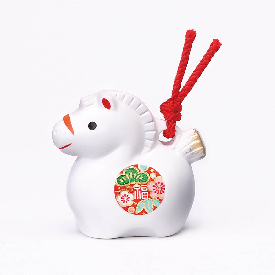 錦彩招福寿々午(土鈴・極小) – 中外陶園オンラインストア