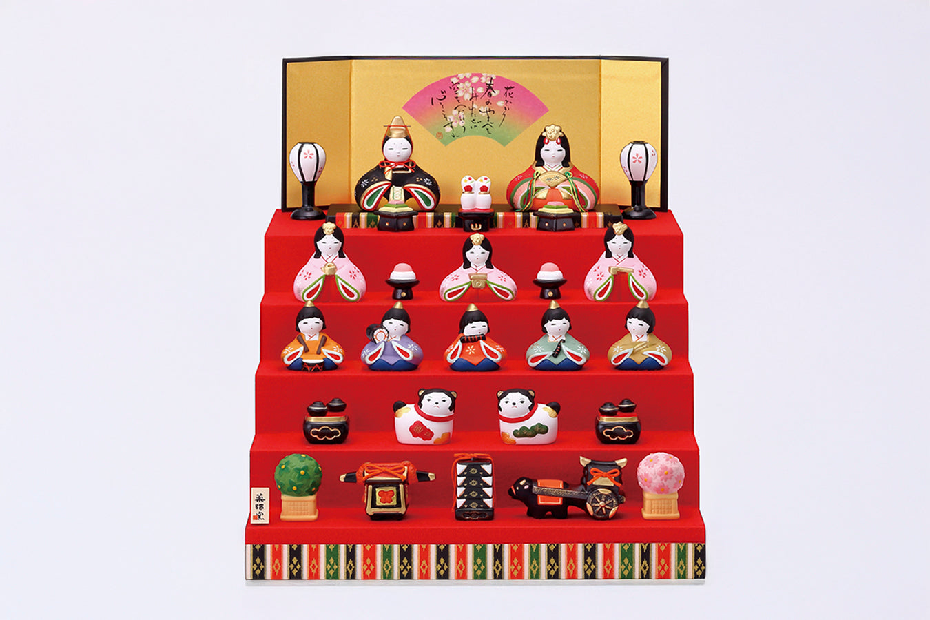 錦彩華みやび雛(五段飾り) – 中外陶園オンラインストア