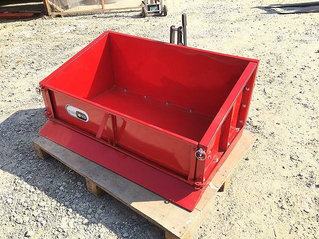 新古品リアバケットRB120（運搬、除雪用 ダンプ式 トラクター取付