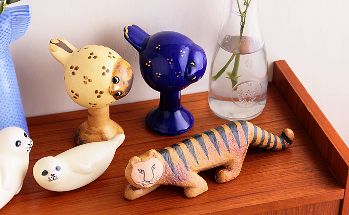 Lisa Larson/リサ・ラーソン/バード テクラ TEKLA/ブルー COMFOTA 北欧