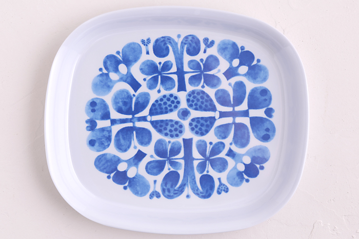 復刻版】スティグ・リンドベリ/BLUES/プレート(L) COMFOTA 北欧雑貨店