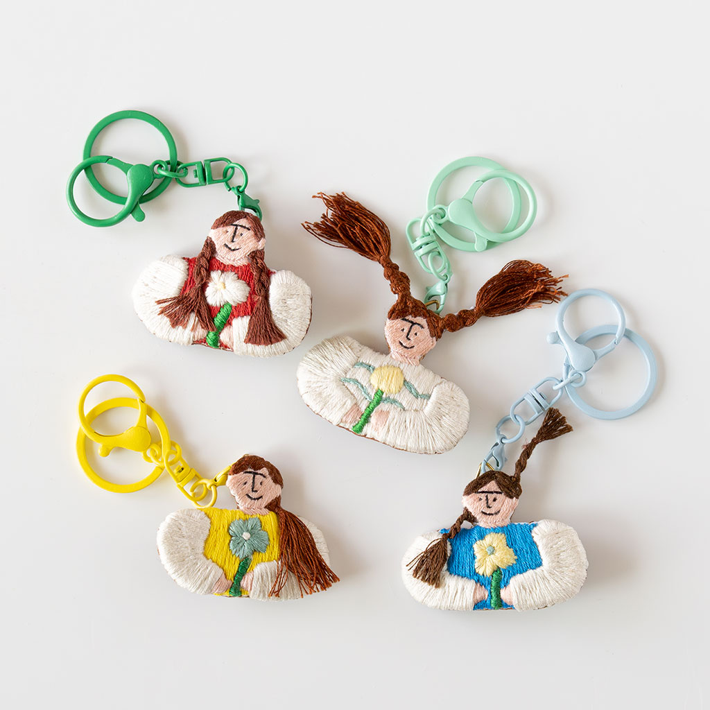 個別販売】いとのきのした｜手刺繍ブローチ(3way) ジューニンズ お花