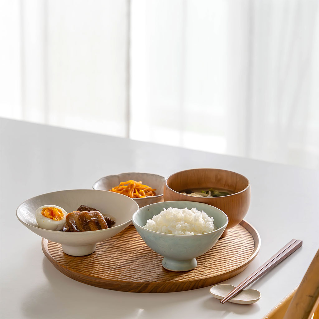 高塚和則｜さくらの一人膳（丸） COMFOTA 北欧雑貨店