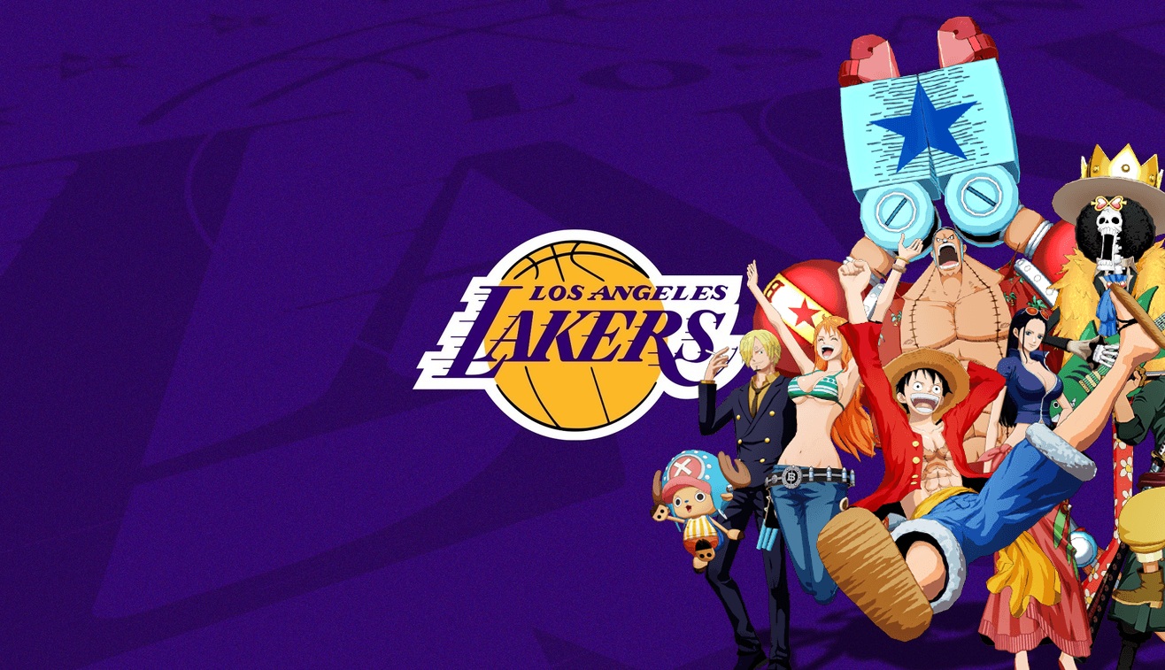 One Piece's Luffy Joins the Los Angeles Lakers in Shocking Collab