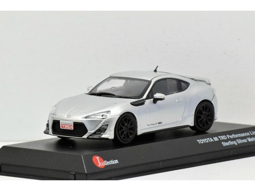 1:43 Toyota GT 86 TRD Performance Line Sterling Silver J-Collection