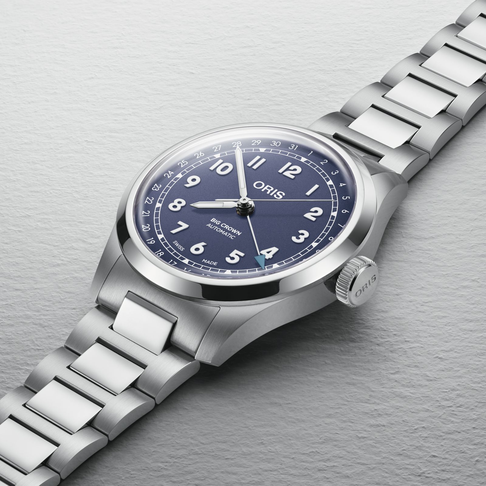 Oris Big Crown Pointer Date 40mm Mens Watch Purple 01 754 7798