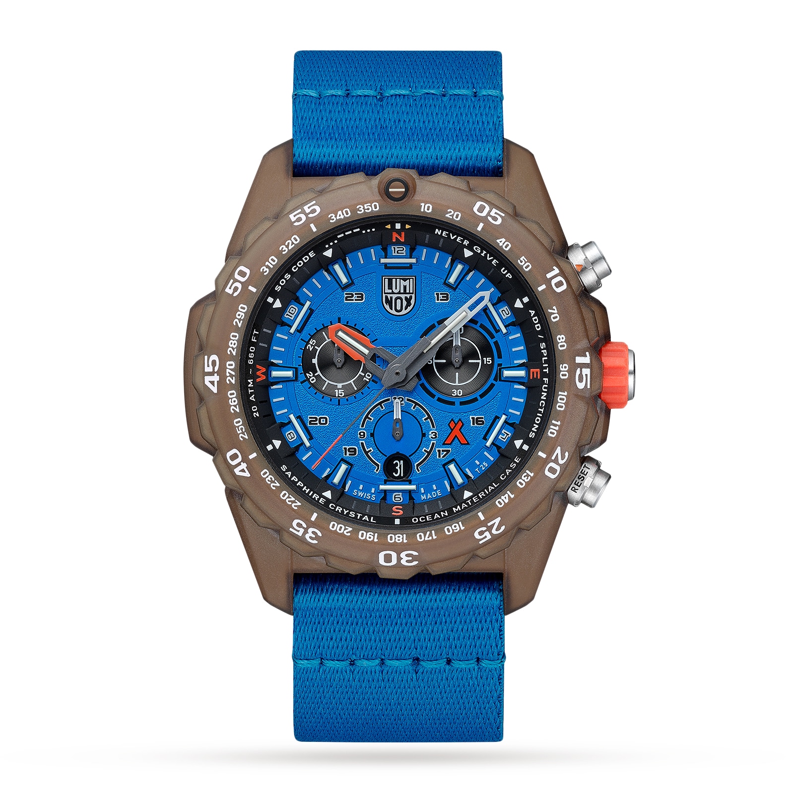 Luminox Bear Grylls Survival Eco Master 45mm, Blue Dial