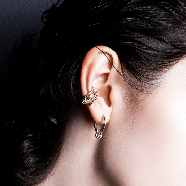 SPEAR ピアス ショート / ボツワナアゲート