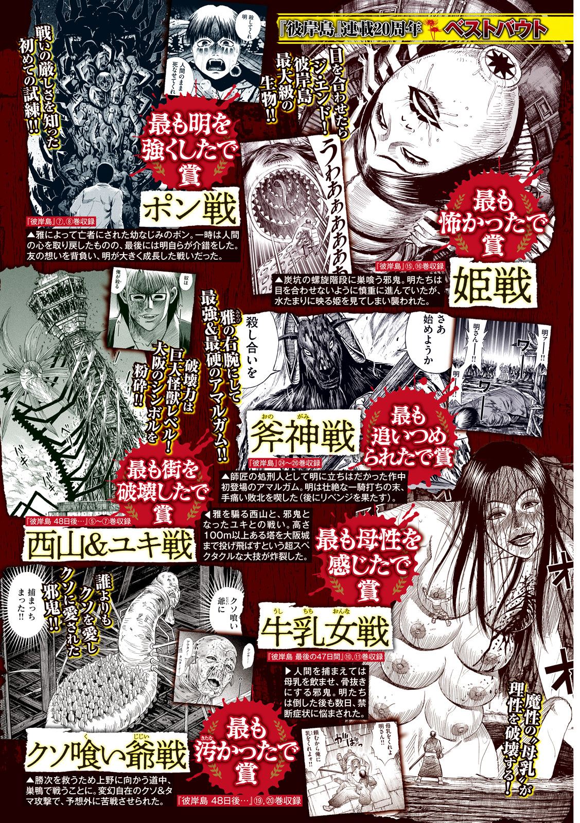 画像・写真 | 『彼岸島』連載20周年、ベストバウト公開 2枚目