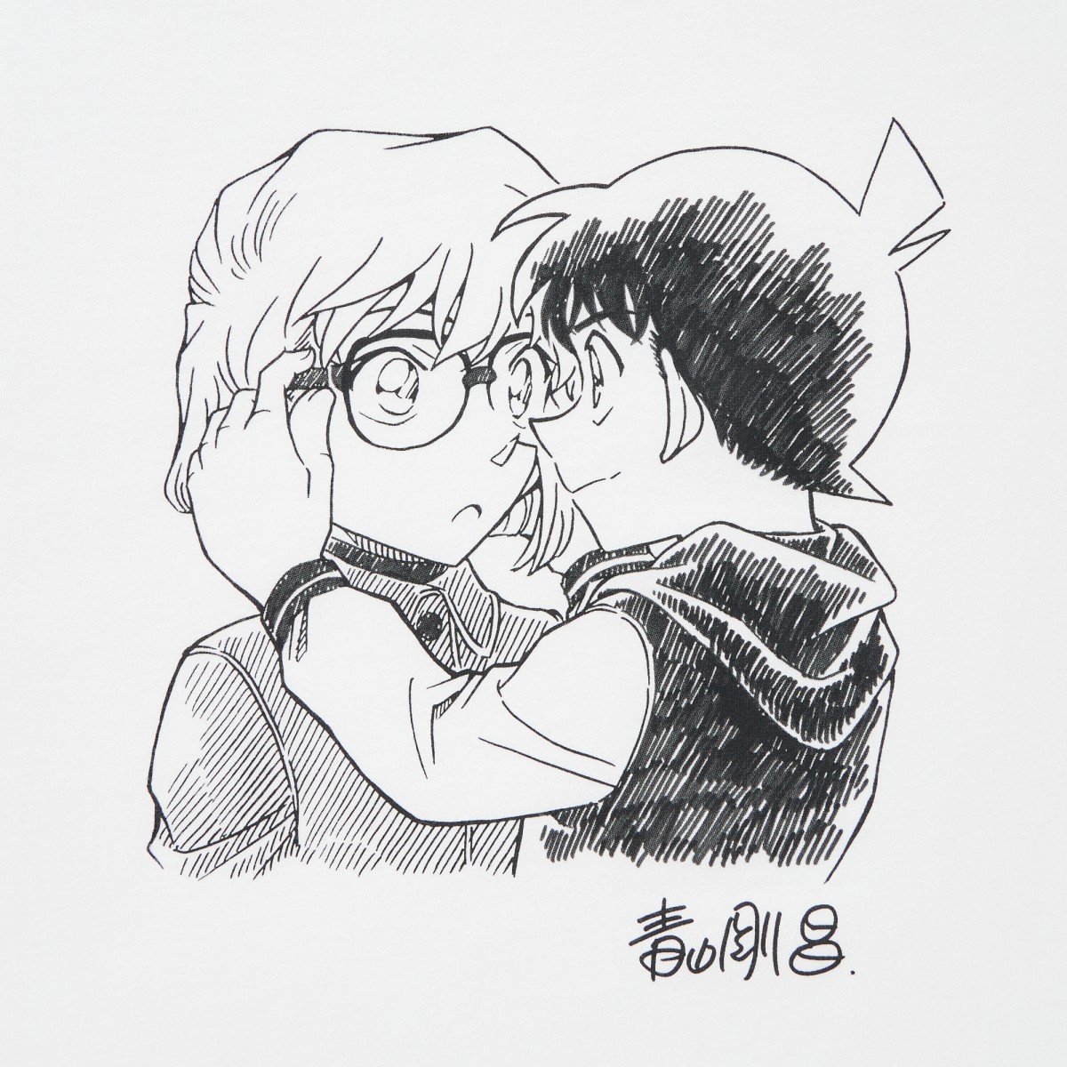 名探偵コナン×UTコラボ コナン＆灰原哀の“胸キュン”シーンなど青山剛昌