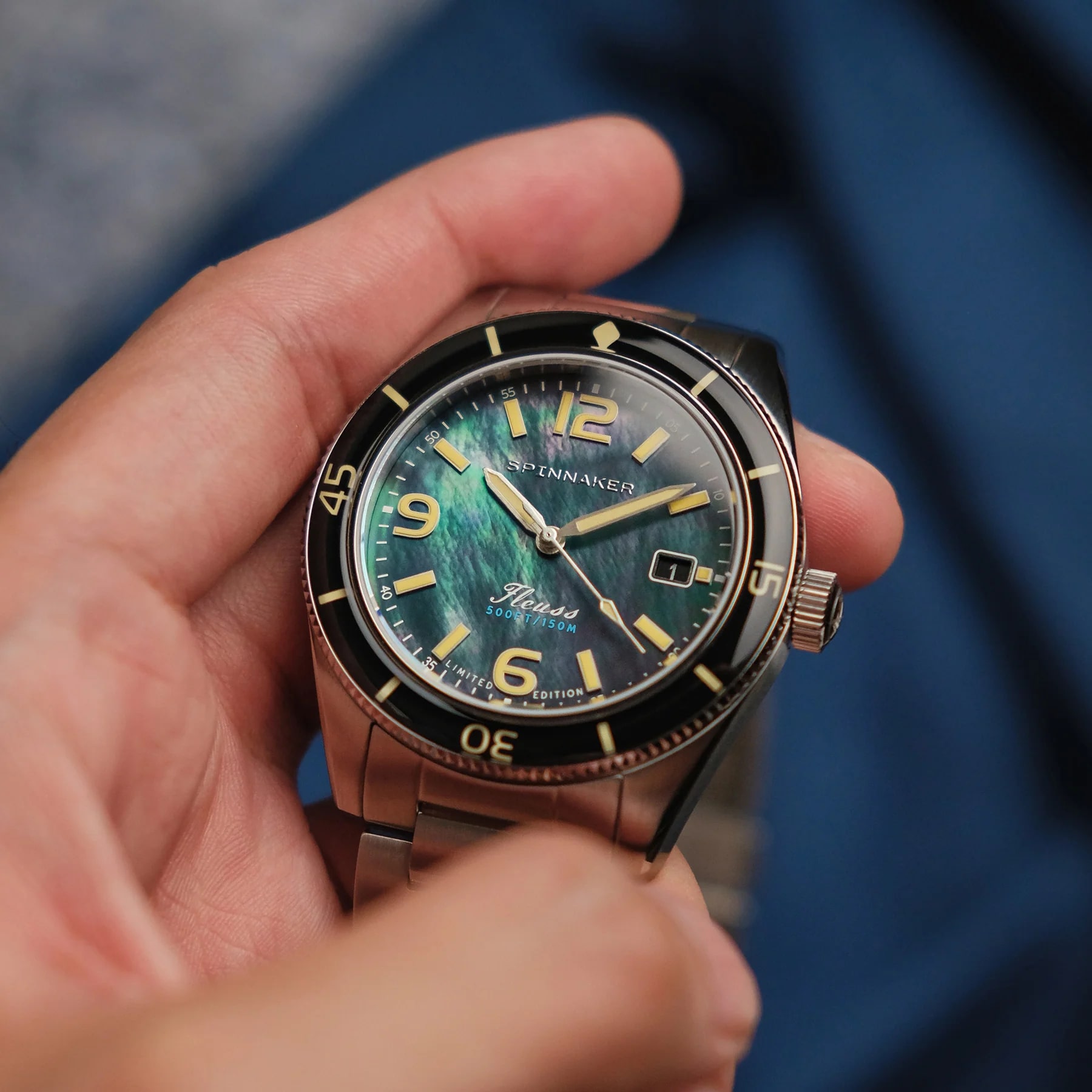 Spinnaker Fleuss Automatic Diver Limited Edition Midnight Pearl
