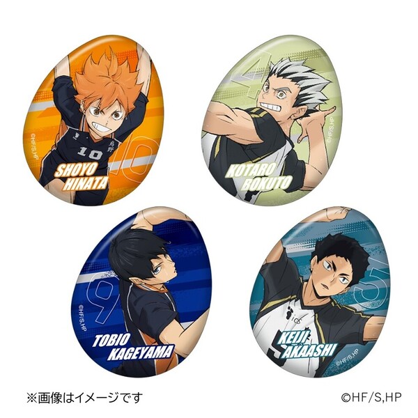 セブンイレブン限定『ハイキュー!!』たまご型缶バッジセットが2025年3