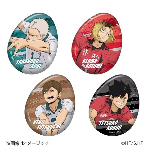 セブンイレブン限定『ハイキュー!!』たまご型缶バッジセットが2025年3