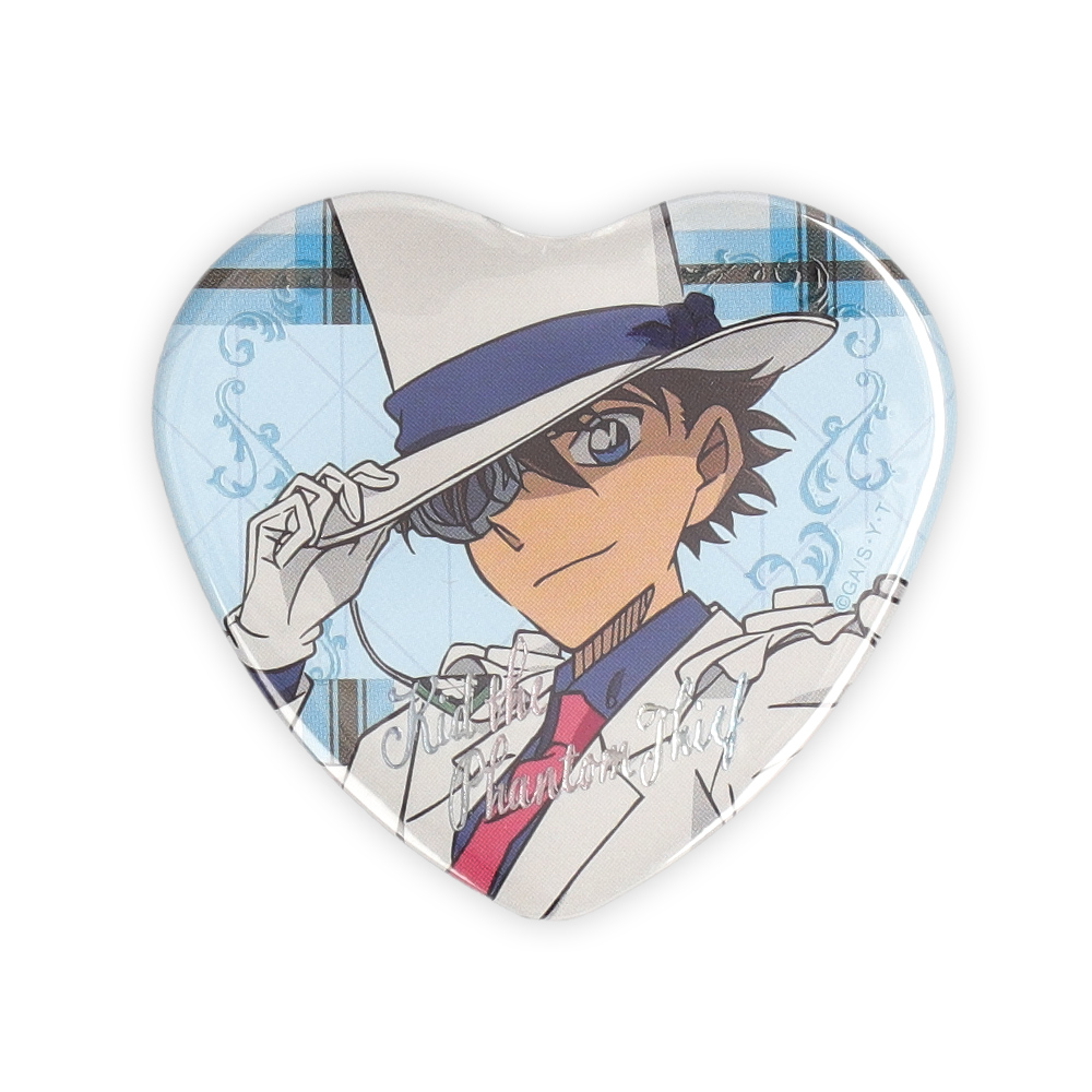 名探偵コナンプラザ ジュエリーハート缶バッジ 怪盗キッド