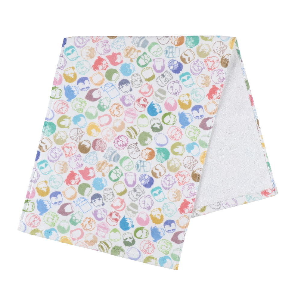 名探偵コナン 総柄フェイスタオル'24