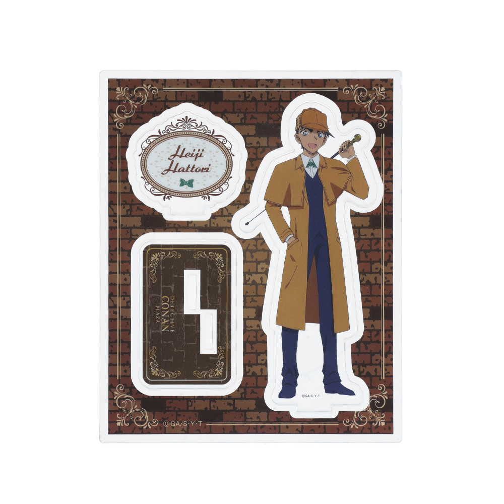 名探偵コナンプラザ ホームズメタリック缶バッジ 服部平次