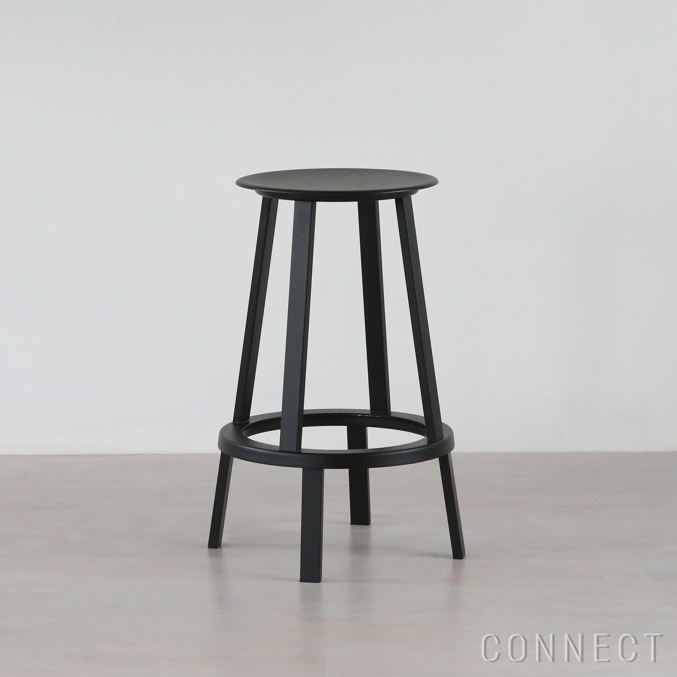 HAY（ヘイ） / REVOLVER BAR STOOL LOW（リボルバー） / ブラック