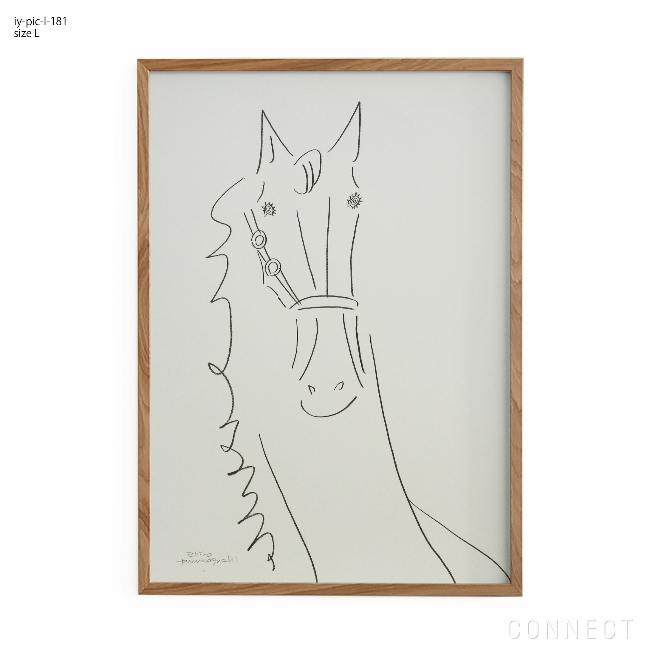 販売終了］山口一郎 / Lサイズ / 馬 / iy-pic-l-181 | CONNECT