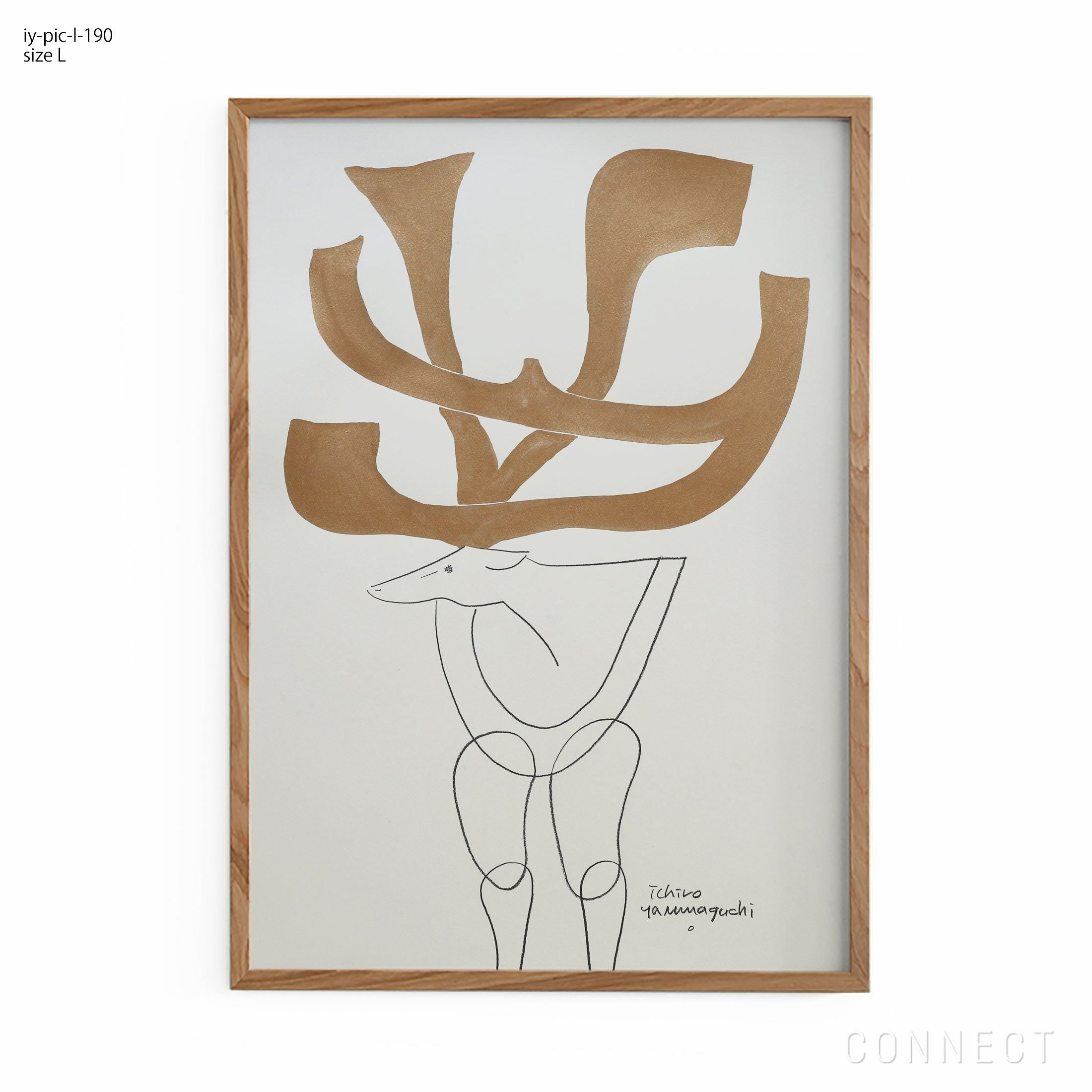 販売終了］山口一郎 / Lサイズ / トナカイ / iy-pic-l-190 | CONNECT