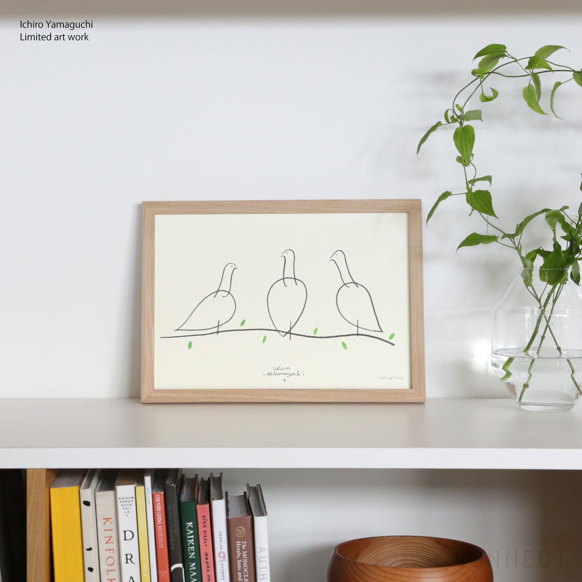 販売終了］【 数量限定 】山口一郎 シルクスクリーン 「Blue Bird