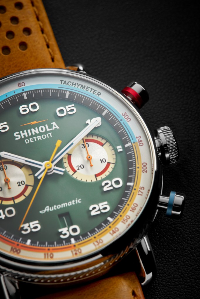 Shinola's Vibrant New Canfield Speedway Lap 06 Wristwatch - COOL
