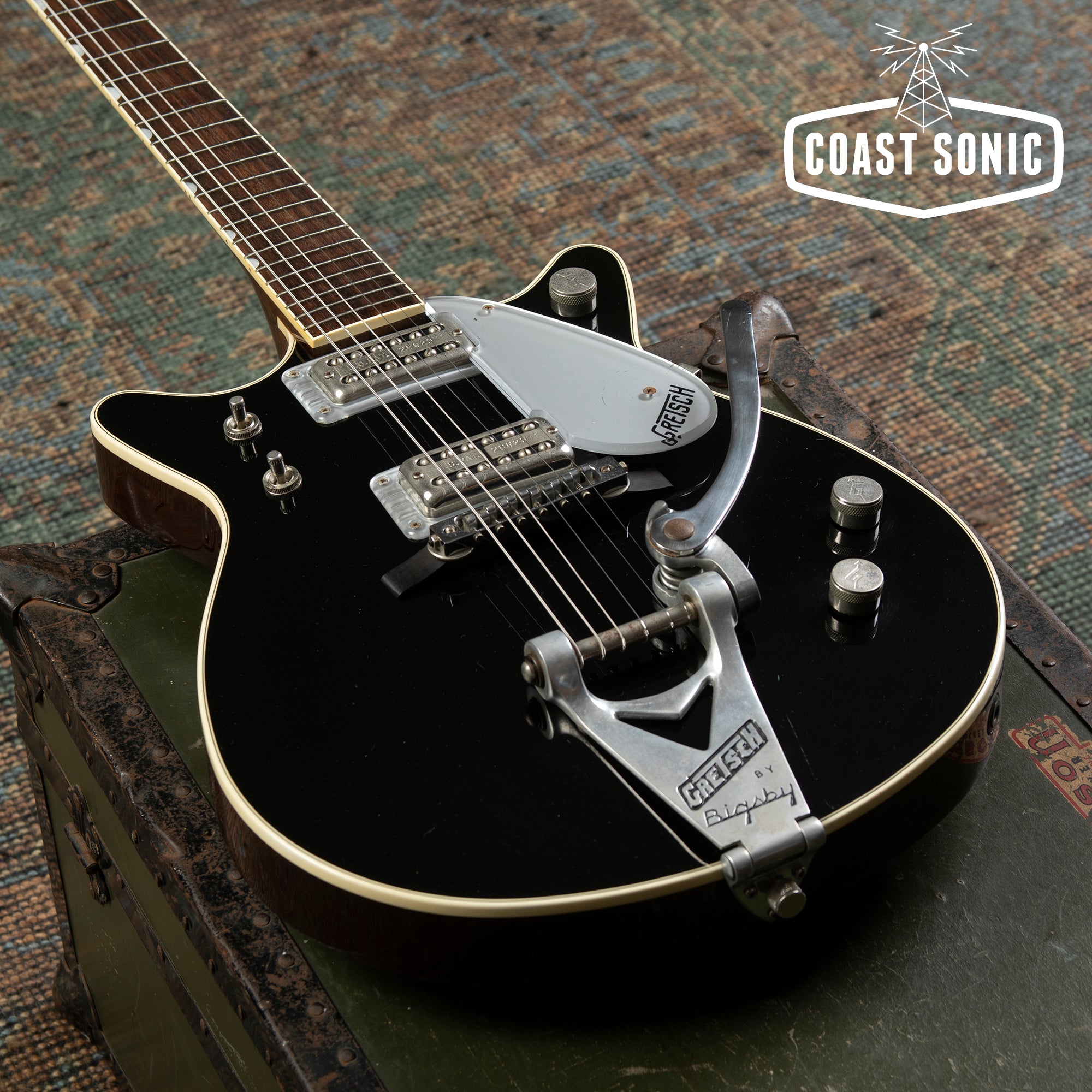 2001 Gretsch Duo Jet DC G6128T-1962 Made In Japan hardcase