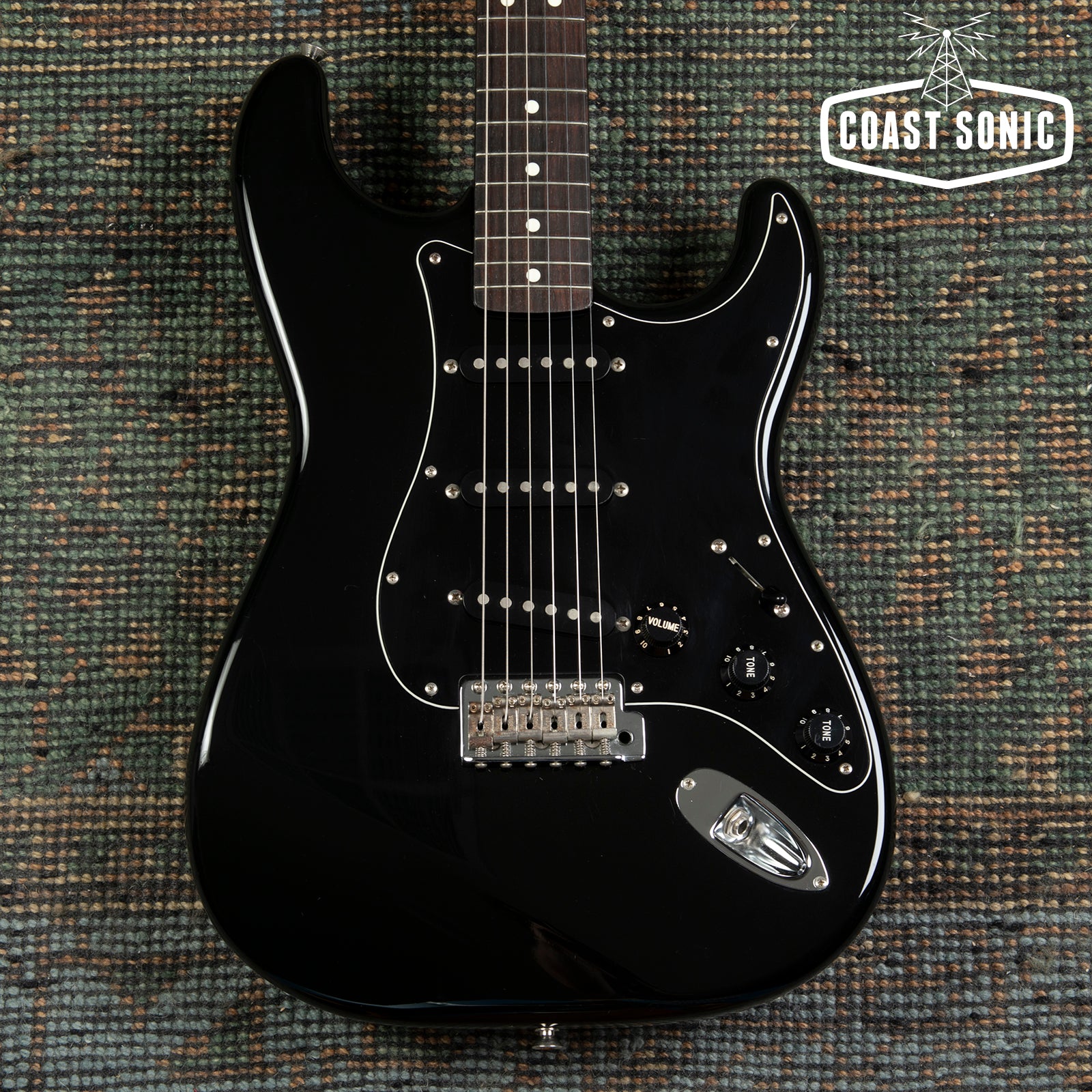 2007 Fender All Black '62 Reissue Stratocaster ST62-70AB Made in Japan